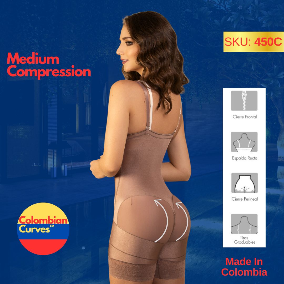 Colombian Fajas Delie11478 Short Style High Compression High Back With –  Slim Curves